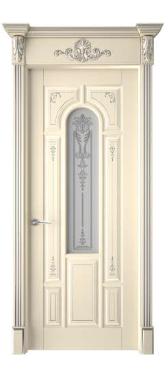 Готика 2/1 ДО | Слоновая кость патина серебро