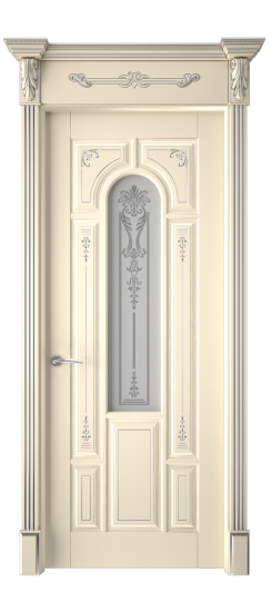 Готика 2/1 ДО | Слоновая кость патина серебро