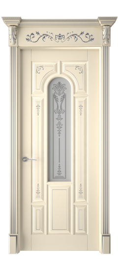 Готика 2/1 ДО | Слоновая кость патина серебро