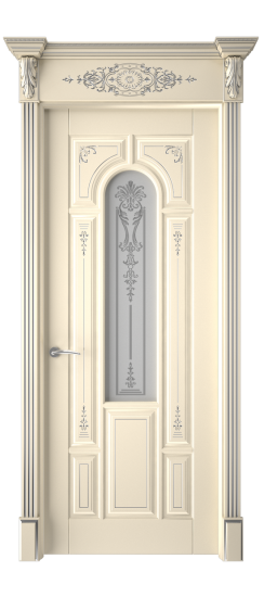 Готика 2/1 ДО | Слоновая кость патина серебро