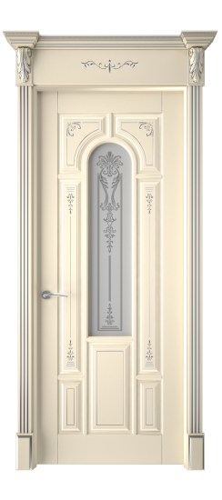 Готика 2/1 ДО | Слоновая кость патина серебро