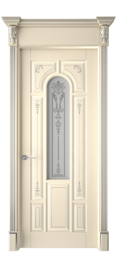 Готика 2/1 ДО | Слоновая кость патина серебро