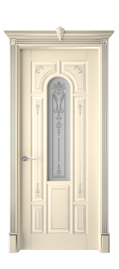 Готика 2/1 ДО | Слоновая кость патина серебро