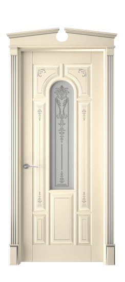 Готика 2/1 ДО | Слоновая кость патина серебро