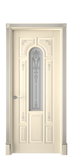 Готика 2/1 ДО | Слоновая кость патина серебро