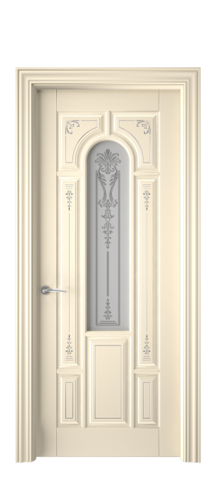 Готика 2/1 ДО | Слоновая кость патина серебро