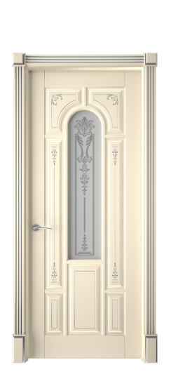 Готика 2/1 ДО | Слоновая кость патина серебро