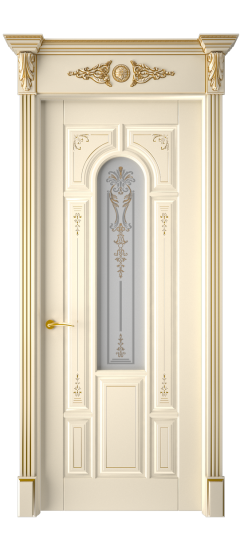 Готика 2/1 ДО | Слоновая кость патина золото