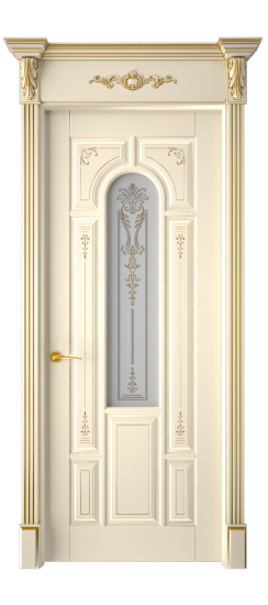 Готика 2/1 ДО | Слоновая кость патина золото