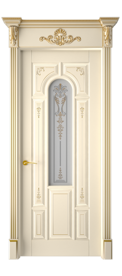 Готика 2/1 ДО | Слоновая кость патина золото