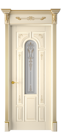 Готика 2/1 ДО | Слоновая кость патина золото