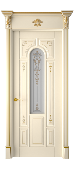 Готика 2/1 ДО | Слоновая кость патина золото