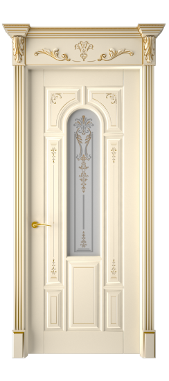 Готика 2/1 ДО | Слоновая кость патина золото