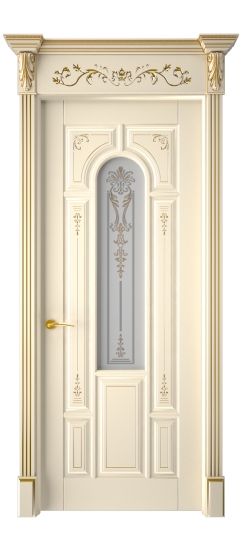 Готика 2/1 ДО | Слоновая кость патина золото