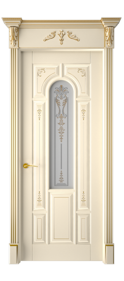 Готика 2/1 ДО | Слоновая кость патина золото