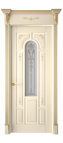 Готика 2/1 ДО | Слоновая кость патина золото