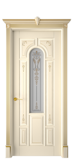 Готика 2/1 ДО | Слоновая кость патина золото