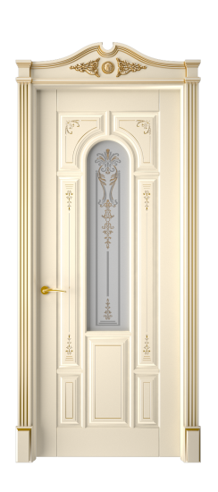 Готика 2/1 ДО | Слоновая кость патина золото