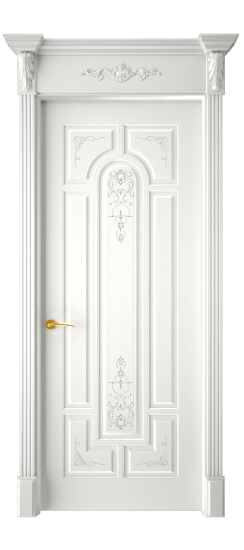 Готика 2/2 ДГ | Белая эмаль