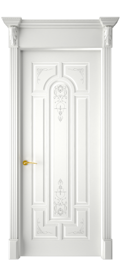 Готика 2/2 ДГ | Белая эмаль