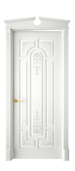 Готика 2/2 ДГ | Белая эмаль