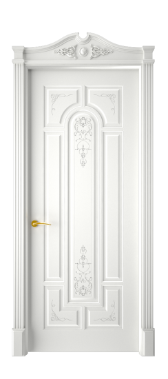 Готика 2/2 ДГ | Белая эмаль