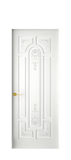 Готика 2/2 ДГ | Белая эмаль