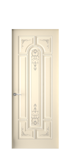 Готика 2/2 ДГ | Слоновая кость патина серебро