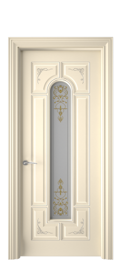 Готика 2/2 ДО | Слоновая кость патина серебро