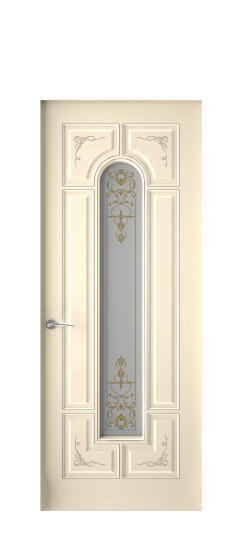 Готика 2/2 ДО | Слоновая кость патина серебро