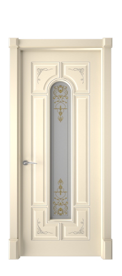 Готика 2/2 ДО | Слоновая кость патина серебро