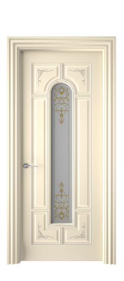 Готика 2/2 ДО | Слоновая кость патина серебро