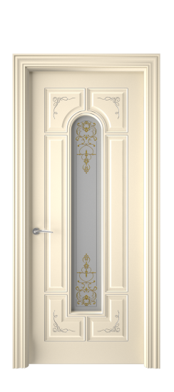 Готика 2/2 ДО | Слоновая кость патина серебро