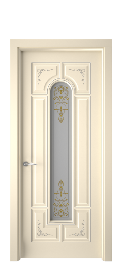 Готика 2/2 ДО | Слоновая кость патина серебро