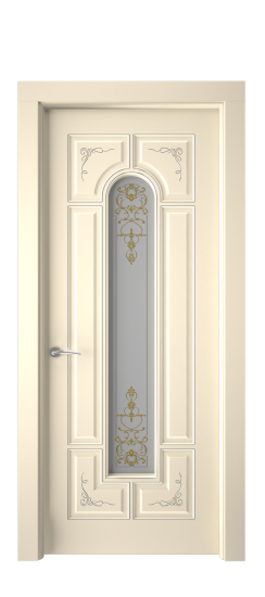 Готика 2/2 ДО | Слоновая кость патина серебро