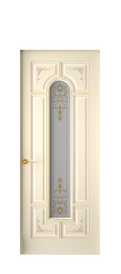 Готика 2/2 ДО | Слоновая кость патина золото