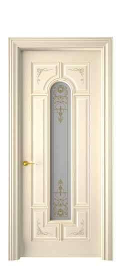 Готика 2/2 ДО | Слоновая кость патина золото