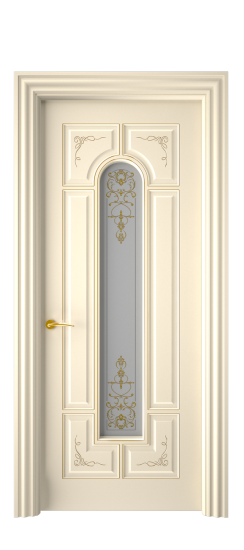 Готика 2/2 ДО | Слоновая кость патина золото