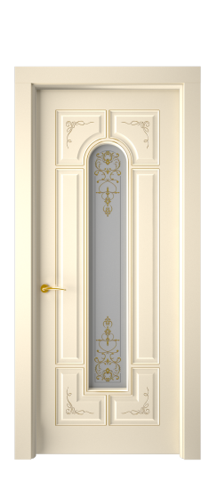 Готика 2/2 ДО | Слоновая кость патина золото