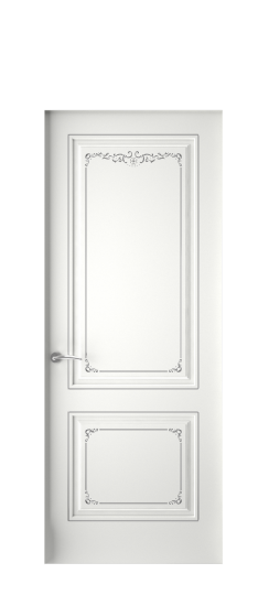 Смальта14 ДГ | Белая эмаль патина серебро