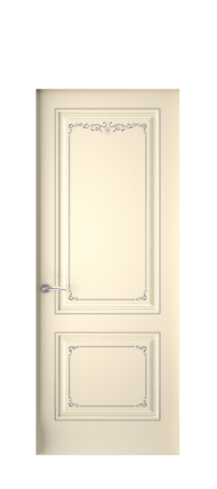 Смальта14 ДГ | Слоновая кость патина серебро