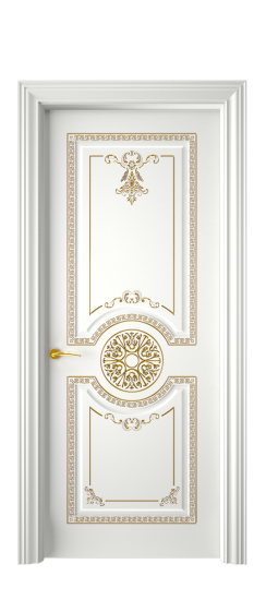 Версаль ДГ | Белая эмаль патина золото