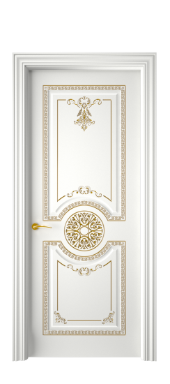 Версаль ДГ | Белая эмаль патина золото