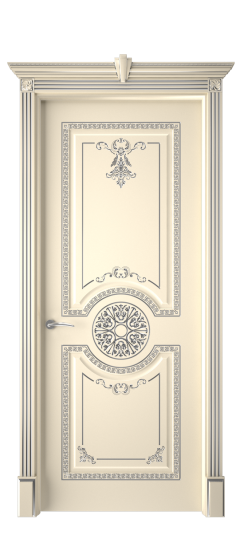 Версаль ДГ | Слоновая кость патина серебро