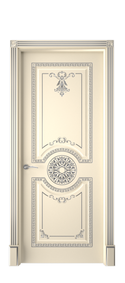 Версаль ДГ | Слоновая кость патина серебро