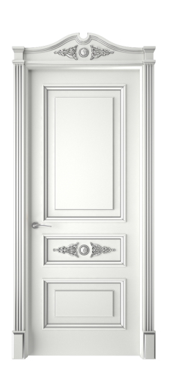 Кардинал ДГ | Белая эмаль патина серебро