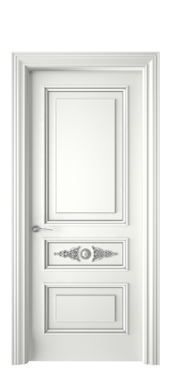 Кардинал ДГ | Белая эмаль патина серебро