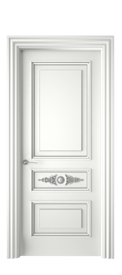 Кардинал ДГ | Белая эмаль патина серебро