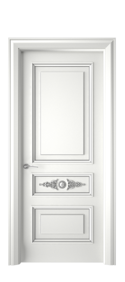 Кардинал ДГ | Белая эмаль патина серебро