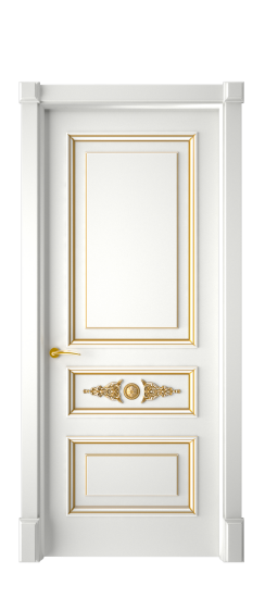 Кардинал ДГ | Белая эмаль патина золото